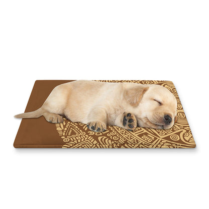 Mayan Calendar Print Pet Cooling Mat Cover
