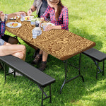 Mayan Calendar Print Picnic Table Cover