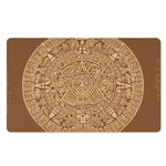 Mayan Calendar Print Polyester Doormat