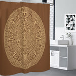 Mayan Calendar Print Premium Shower Curtain
