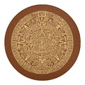 Mayan Calendar Print Round Blanket