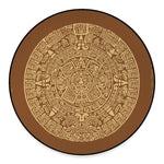 Mayan Calendar Print Round Floor Mat