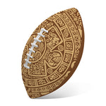 Mayan Calendar Print Rugby Ball