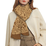 Mayan Calendar Print Scarf