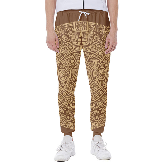 Mayan Calendar Print Scuba Joggers