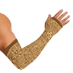 Mayan Calendar Print Sun Protection Arm Sleeves