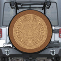 Mayan Calendar Print Tire Cover