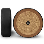 Mayan Calendar Print Tire Cover With Camera Hole