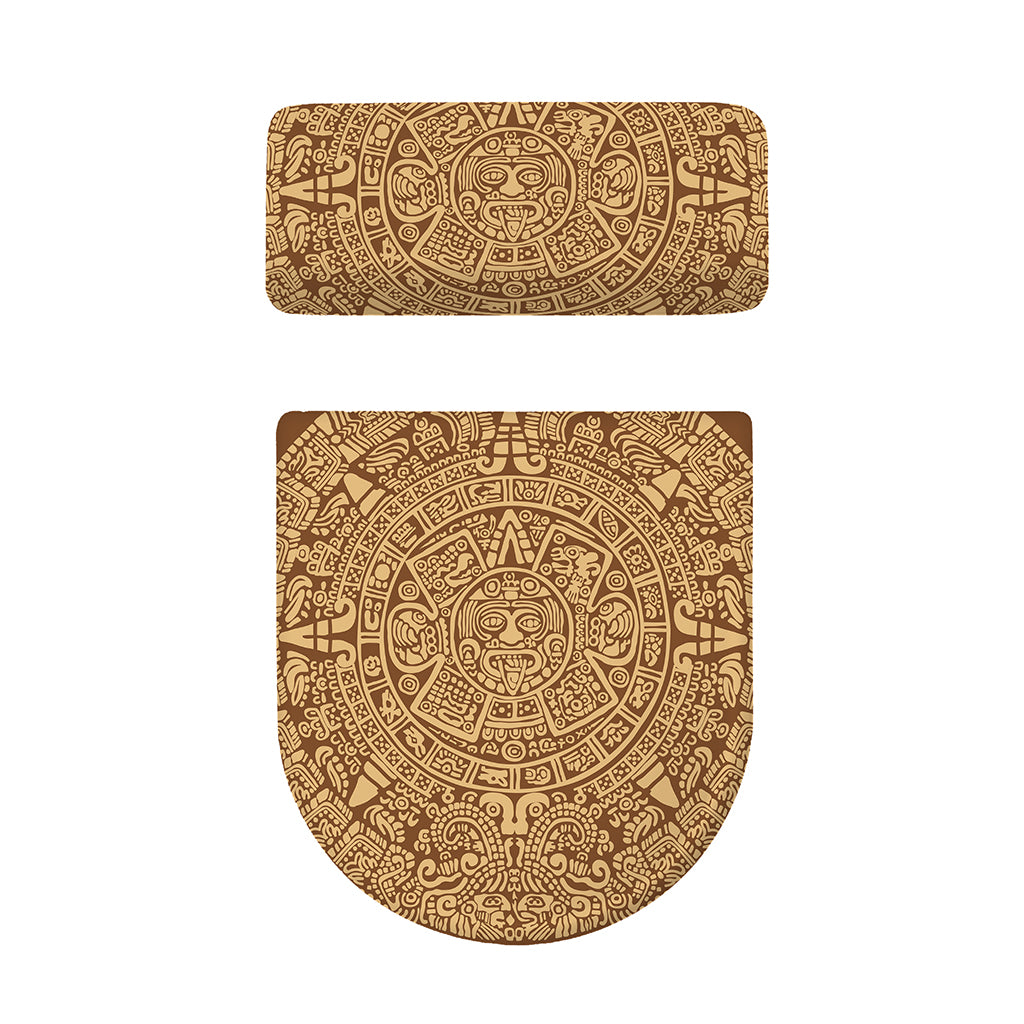 Mayan Calendar Print Toilet Lid And Tank Cover Set