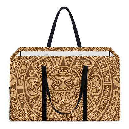 Mayan Calendar Print Utility Tote Bag