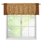 Mayan Calendar Print Window Valance