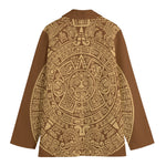 Mayan Calendar Print Women's Cotton Blazer