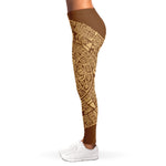 Mayan Calendar Print Women's Leggings