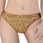 Mayan Calendar Print Women's Thong