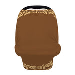 Mayan Circle Symbol Print Baby Seat Cover