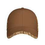 Mayan Circle Symbol Print Baseball Cap