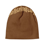 Mayan Circle Symbol Print Beanie