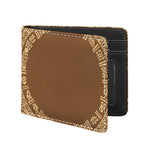 Mayan Circle Symbol Print Bifold Wallet