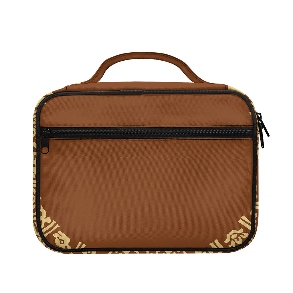 Mayan Circle Symbol Print Briefcase Bible Bag