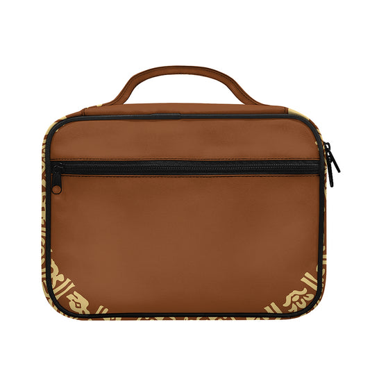 Mayan Circle Symbol Print Briefcase Bible Bag