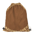 Mayan Circle Symbol Print Drawstring Bag