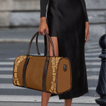 Mayan Circle Symbol Print Duffle Bag