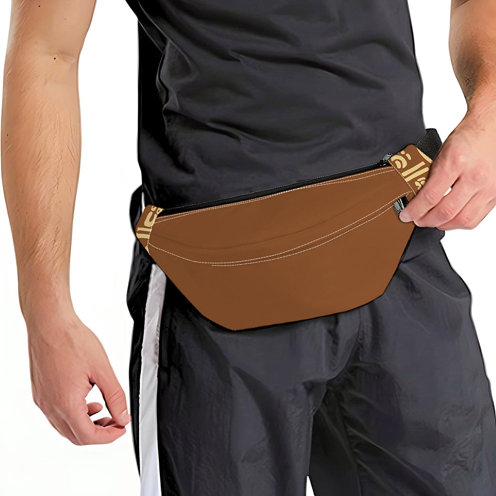 Mayan Circle Symbol Print Fanny Pack