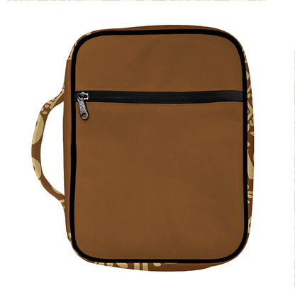 Mayan Circle Symbol Print Front Pocket Bible Bag