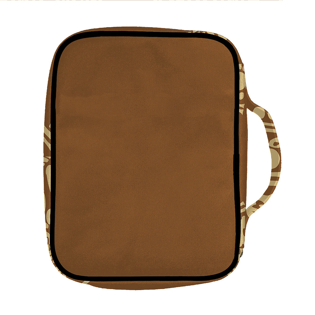 Mayan Circle Symbol Print Front Pocket Bible Bag