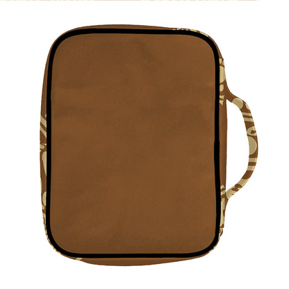 Mayan Circle Symbol Print Front Pocket Bible Bag