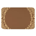 Mayan Circle Symbol Print Indoor Door Mat