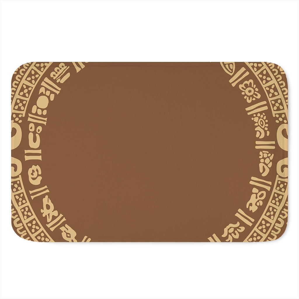 Mayan Circle Symbol Print Indoor Door Mat