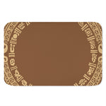 Mayan Circle Symbol Print Indoor Door Mat