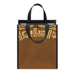 Mayan Circle Symbol Print Insulated Lunch Tote