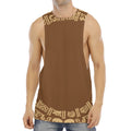 Mayan Circle Symbol Print Men's Muscle Tank Top