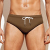 Mayan Circle Symbol Print Men's Swim Briefs