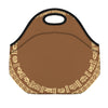 Mayan Circle Symbol Print Neoprene Lunch Bag