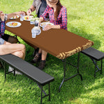 Mayan Circle Symbol Print Picnic Table Cover