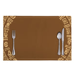 Mayan Circle Symbol Print Placemat