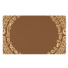 Mayan Circle Symbol Print Polyester Doormat