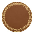 Mayan Circle Symbol Print Round Blanket