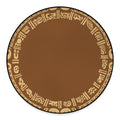 Mayan Circle Symbol Print Round Floor Mat