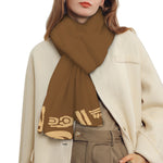 Mayan Circle Symbol Print Scarf