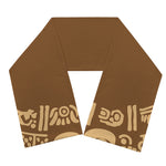 Mayan Circle Symbol Print Scarf