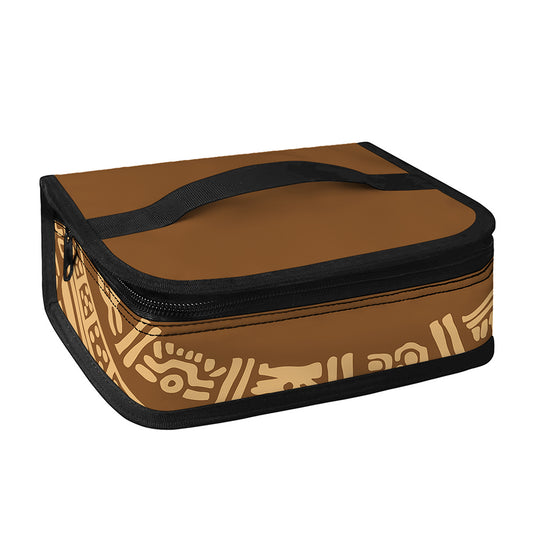 Mayan Circle Symbol Print Small Lunch Bag