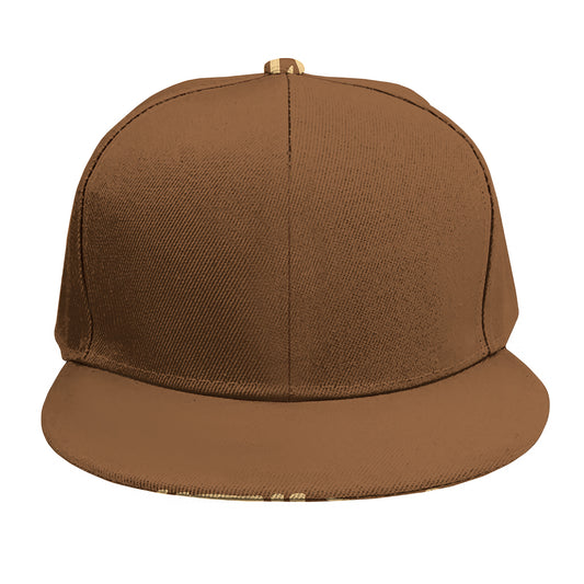 Mayan Circle Symbol Print Snapback Cap