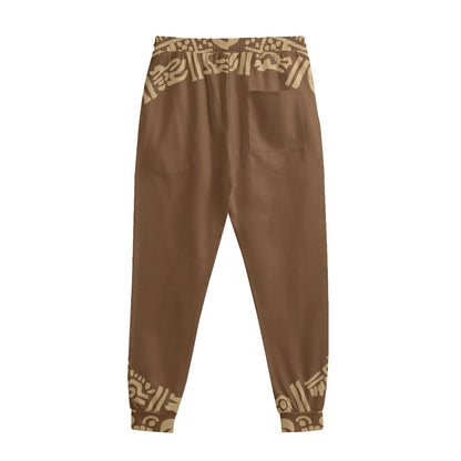 Mayan Circle Symbol Print Sweatpants