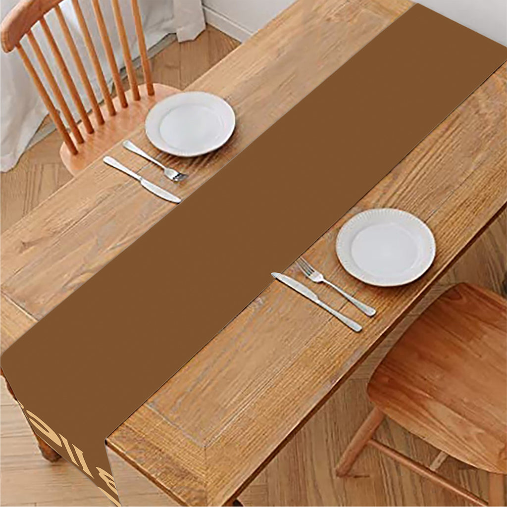 Mayan Circle Symbol Print Table Runner
