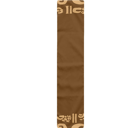 Mayan Circle Symbol Print Table Runner