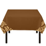 Mayan Circle Symbol Print Tablecloth